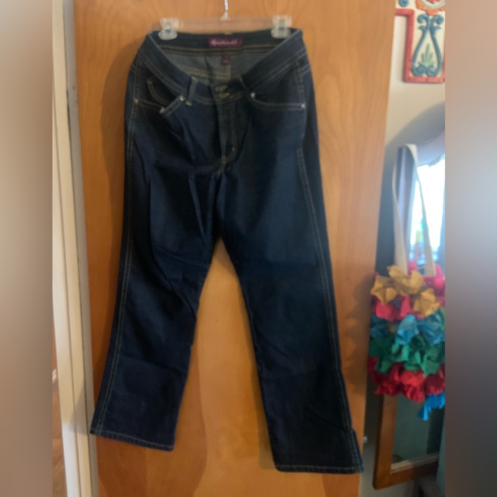 New Gloria Vanderbilt double button jeans.